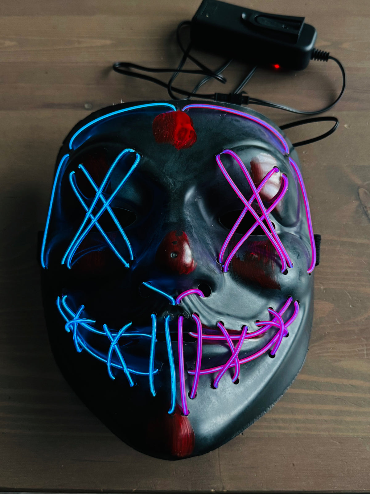 3 x LED Purge Halloween Maske mit Fernbedienung